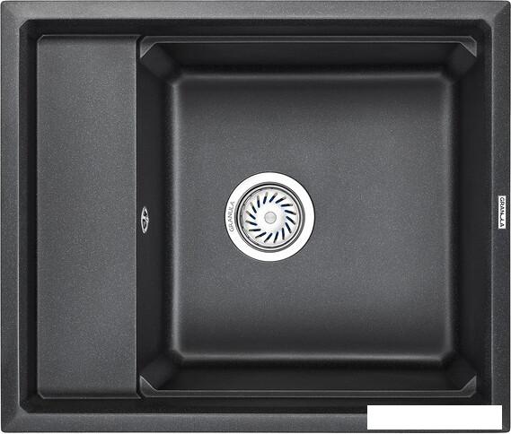 Кухонная мойка Granula KS-6004 (черный)- фото