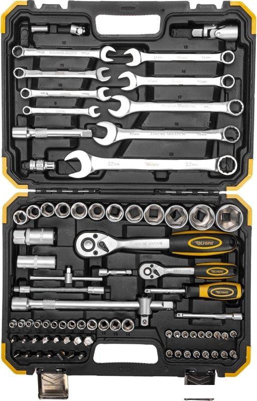 Универсальный набор инструментов Kranz KR-66-6682 (82 предмета)- фото2
