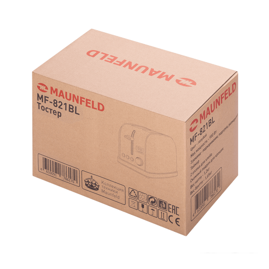 Тостер MAUNFELD MF-821BL- фото4