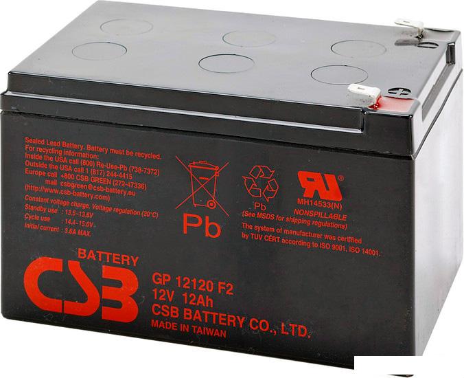 Аккумулятор для ИБП CSB GP12120 (12В/12 А·ч)