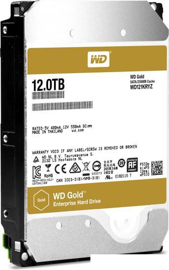 Жесткий диск WD Gold 12TB WD121KRYZ- фото2