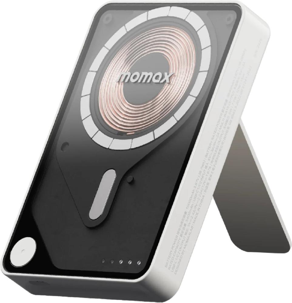 Внешний аккумулятор Momax 1-Power X Pro+ Magnetic Built-In USB-C IP132 10000mAh (белый)- фото