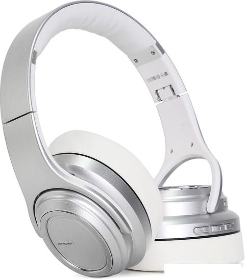 Наушники CrownMicro CMBH-5050 (серебристый)- фото2