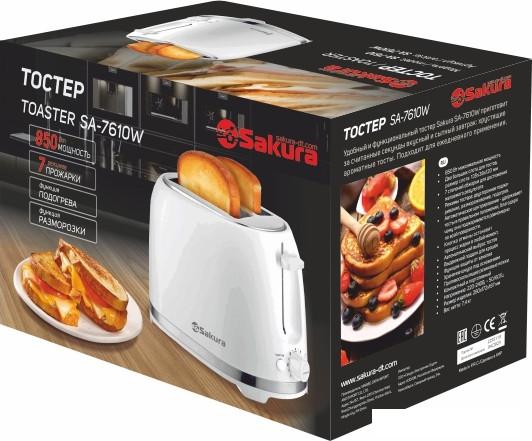 Тостер Sakura SA-7610W- фото2