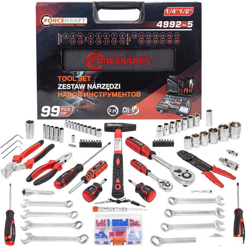 Универсальный набор инструментов ForceKraft FK-4992-5(58254)