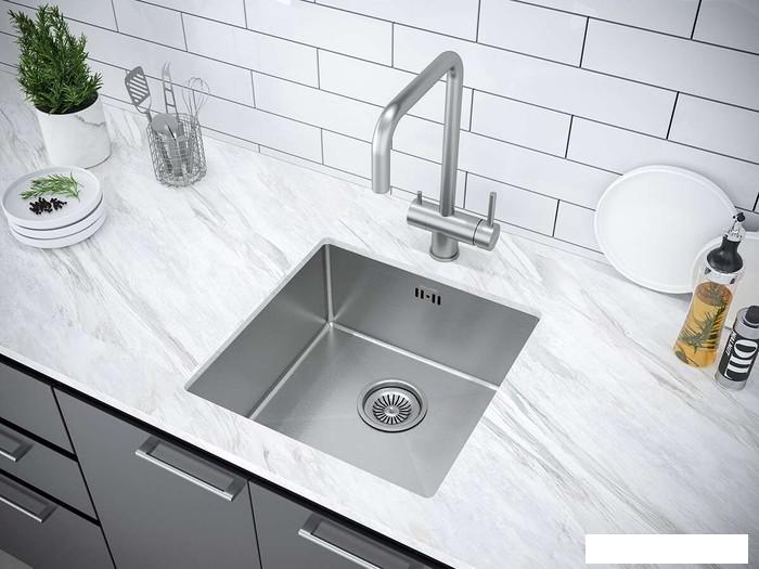 Кухонная мойка Paulmark PM214444-BS- фото3