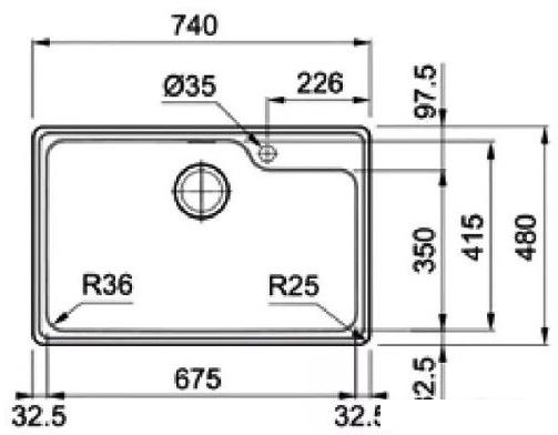 Кухонная мойка Franke Bell BCX 610-74 TL 101.0689.946- фото2