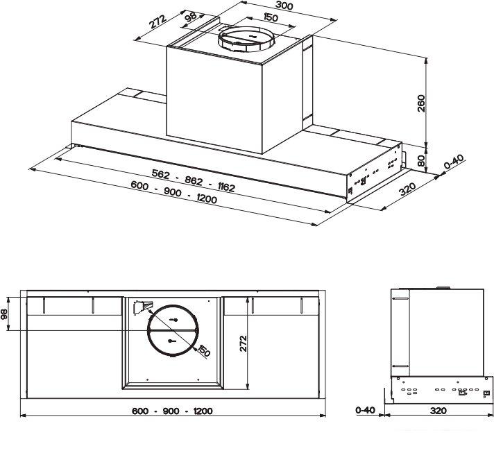 Кухонная вытяжка Franke Style Pro FSTPRO 908 305.0522.797- фото2