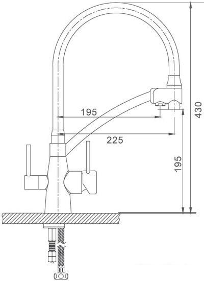 Смеситель Gappo G4398-19- фото2