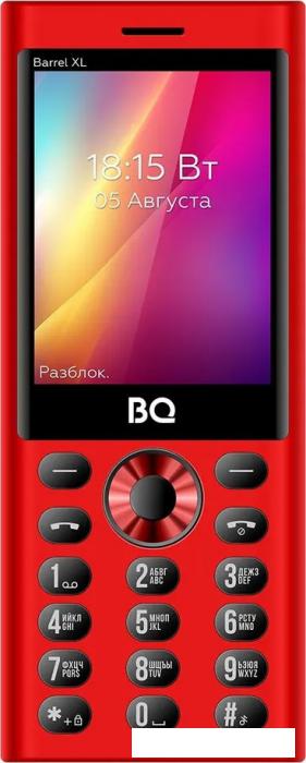 Кнопочный телефон BQ BQ-2832 Barrel XL (красный)- фото2