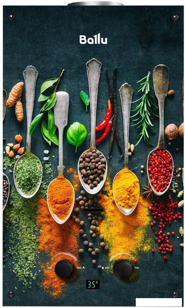 Газовая колонка Ballu GWH 10 Fiery Glass Curry- фото2