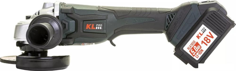 Угловая шлифмашина KLPRO KLAT18B-50 (с 2-мя АКБ, сумка)- фото2