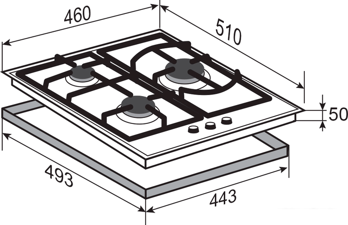 Варочная панель Zigmund & Shtain G 14.4 B- фото4
