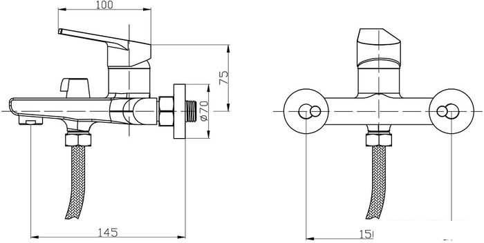 Смеситель РМС SL132-009E- фото2