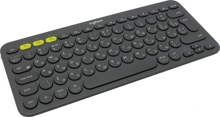 Клавиатура Logitech Multi-Device K380 Dark Grey Bluetooth [920-007584]- фото4