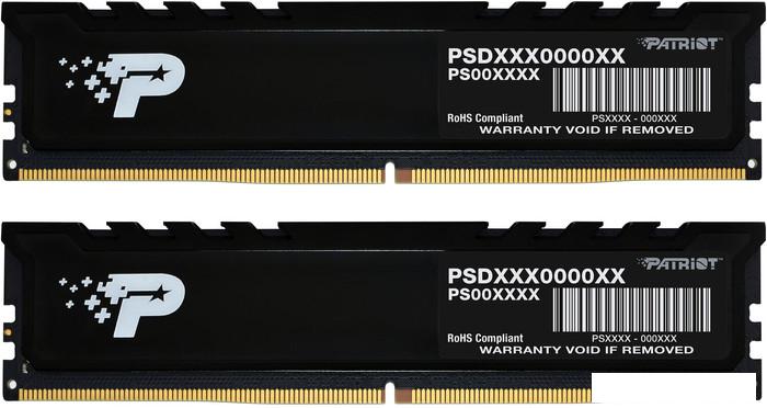 Оперативная память Patriot Signature Premium 2x32ГБ DDR5 4800МГц PSP564G4800KH1- фото