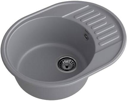 Кухонная мойка GranFest QUARZ Z-58 (темно-серый)- фото
