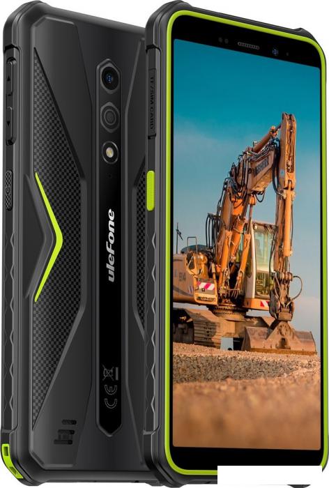 Смартфон Ulefone Armor X12 3GB/32GB (черный/зеленый)- фото3