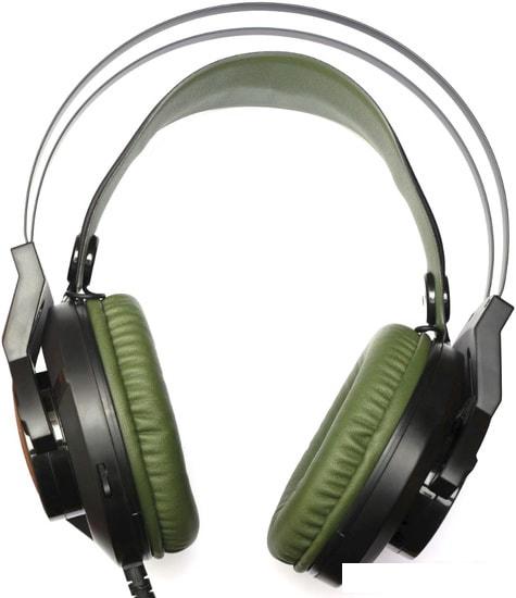 Наушники с микрофоном A4Tech Bloody J450 (черный/зеленый)- фото2