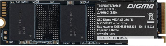 SSD Digma Mega S3 256GB DGSM3256GS33T