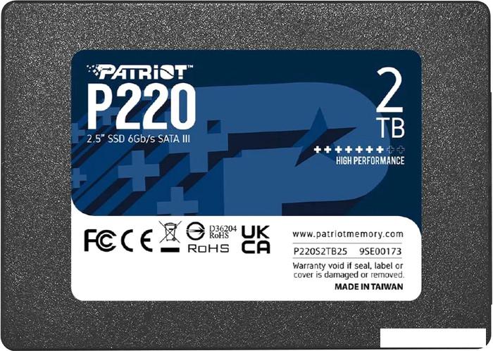 SSD Patriot P220 2TB P220S2TB25- фото