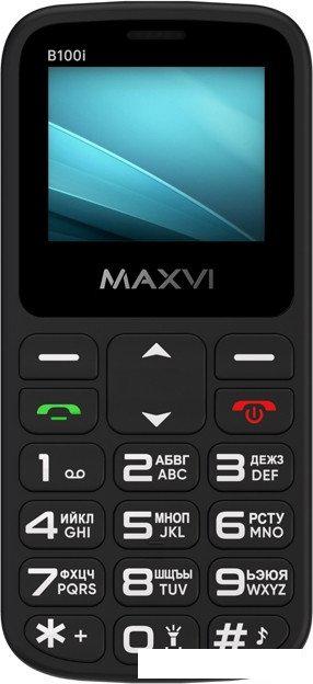Телефон Maxvi B100i (черный)- фото3