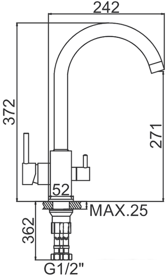 Смеситель Ledeme L4255-3- фото2