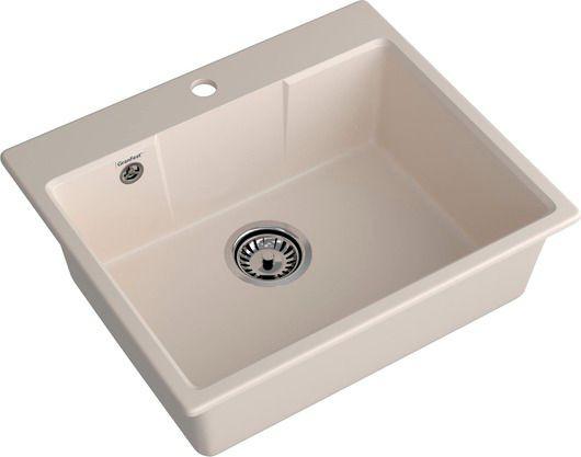 Кухонная мойка GranFest QUARZ GF-UR-658 (белый)- фото3