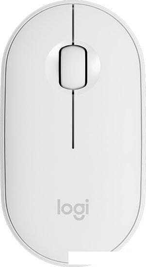 Мышь Logitech M350 Pebble (белый)- фото
