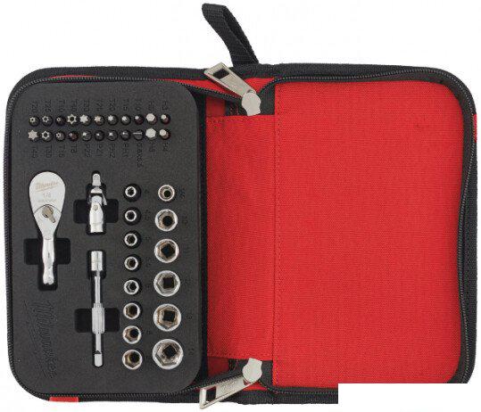 Набор трещотка с головками и битами Milwaukee 4932492672 (39 предметов)