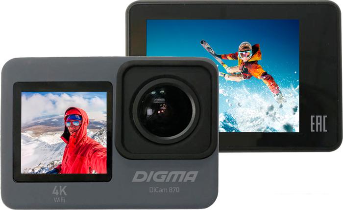 Экшен-камера Digma DiCam 870- фото3