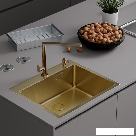 Кухонная мойка Roxen Simple 560220-60G- фото