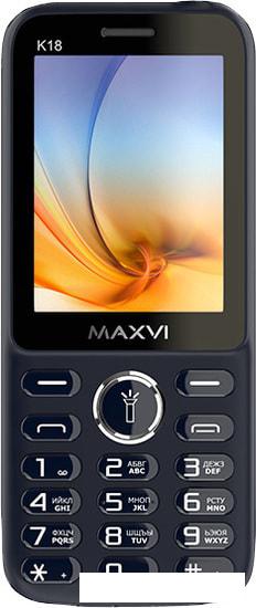 Мобильный телефон Maxvi K18 (синий)- фото2