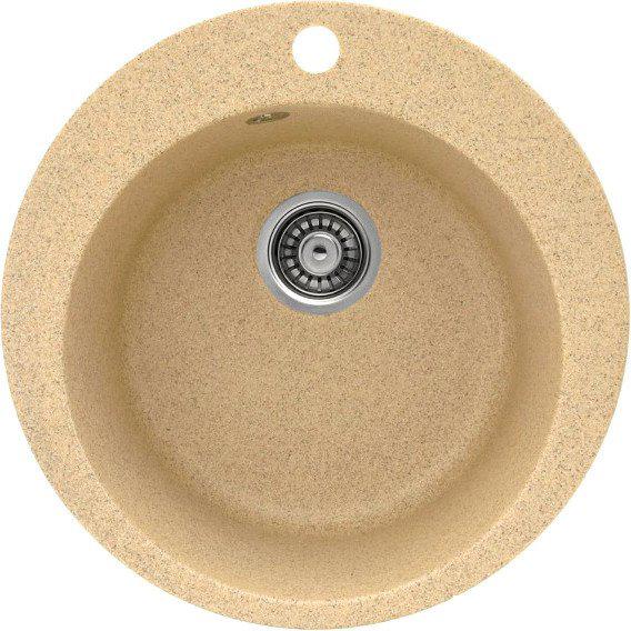 Кухонная мойка Saniteco Linea (песок с сифоном)
