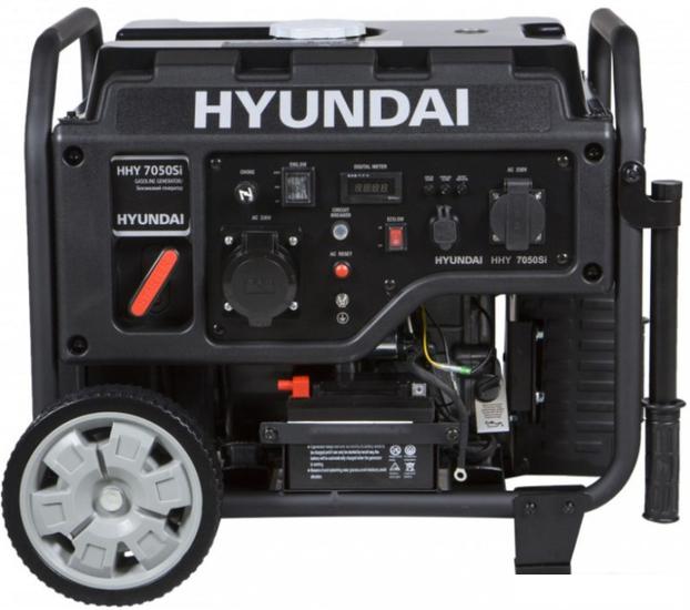 Бензиновый генератор Hyundai HHY 7050Si- фото