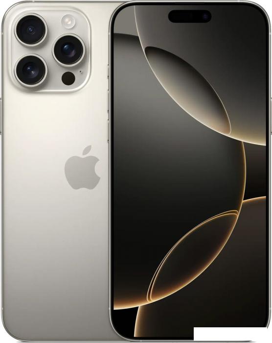 Смартфон Apple iPhone 16 Pro Max 256GB (природный титан)- фото