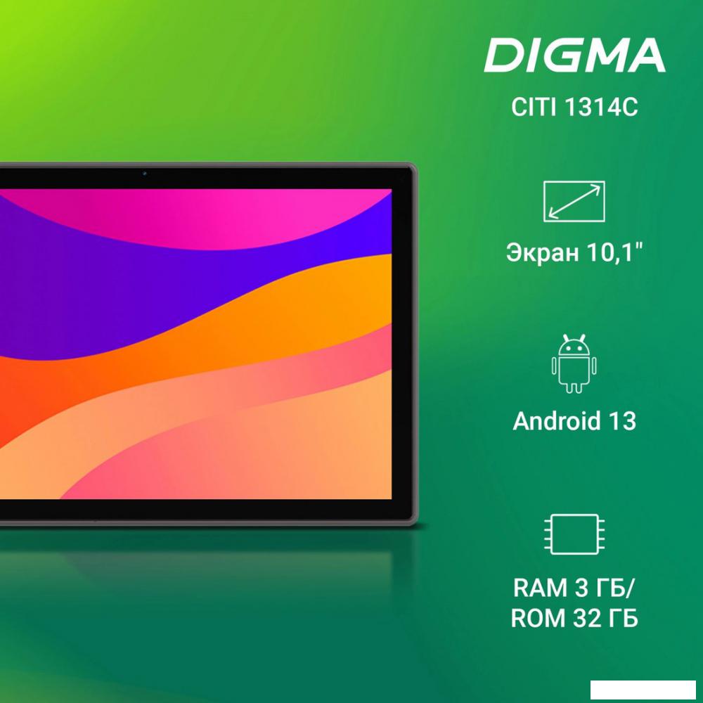 Планшет Digma CITI 1314C 4G (серый)- фото2