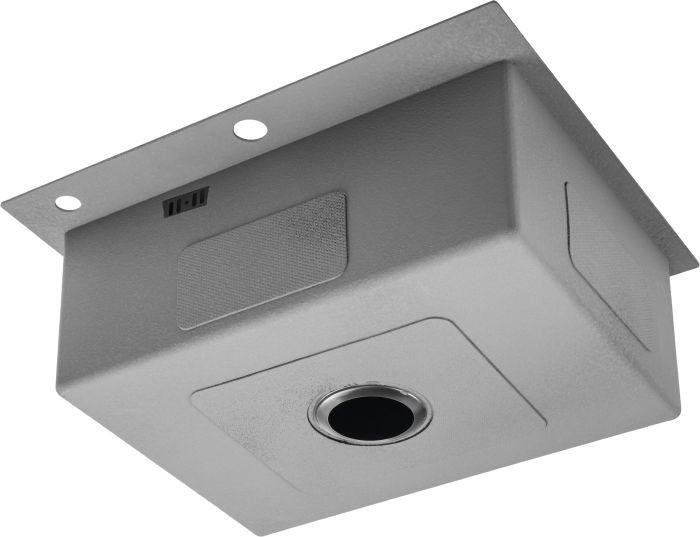 Кухонная мойка Saniteco 5045 Nano (с сифоном, дозатором и коландером)- фото4