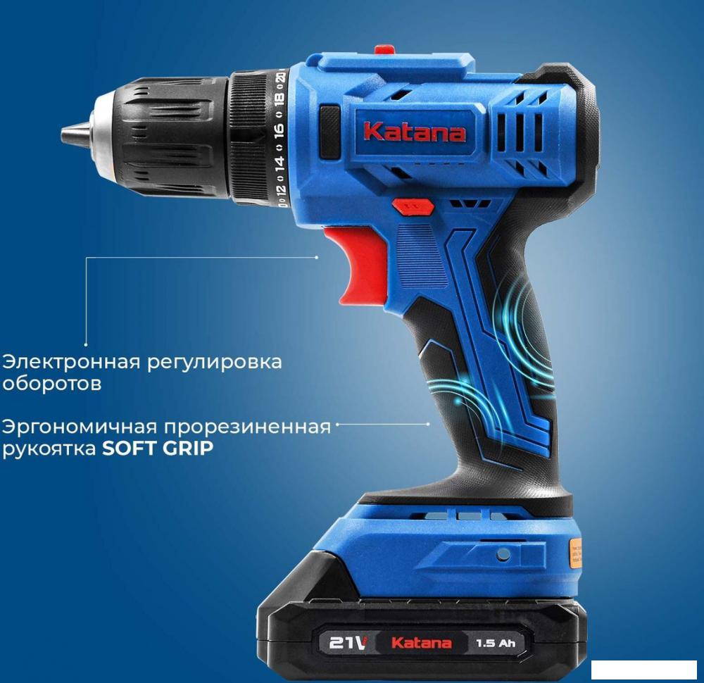 Дрель-шуруповерт Katana CD 3000 (с 1-им АКБ 1.5 Ач)- фото4