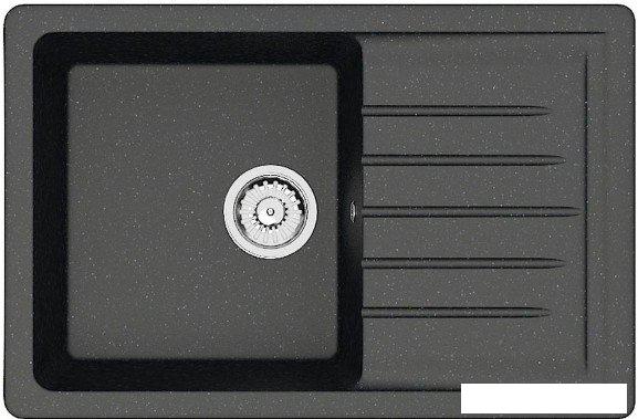 Кухонная мойка Berge BR-7602 + Like F8005022 (черный)- фото2