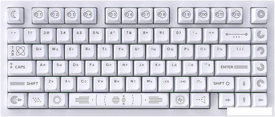 Клавиатура Dark Project CM81 Zeno White (g3ms Sapphire)