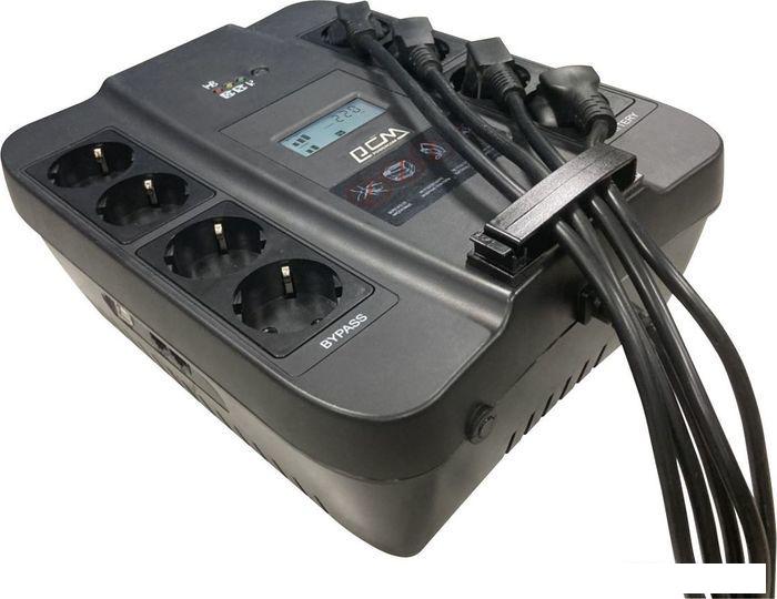 Источник бесперебойного питания Powercom Spider SPD-550U LCD USB- фото2