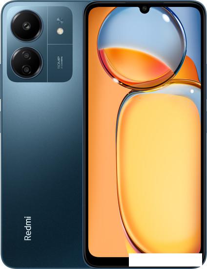 Смартфон Xiaomi Redmi 13C 4GB/128GB без NFC международная версия (темно-синий)- фото