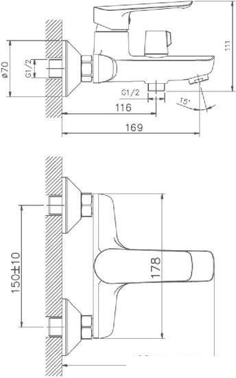 Смеситель Haiba HB60198 (хром)- фото2