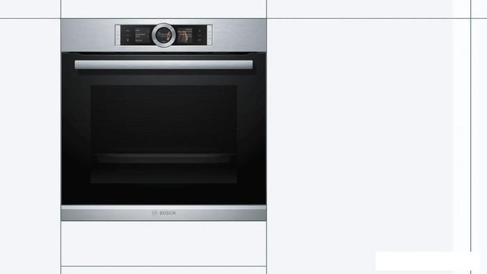 Электрический духовой шкаф Bosch Serie 8 HBG656RS1M- фото2