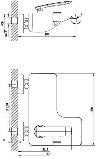 Смеситель Lemark Bellario LM6802C- фото2