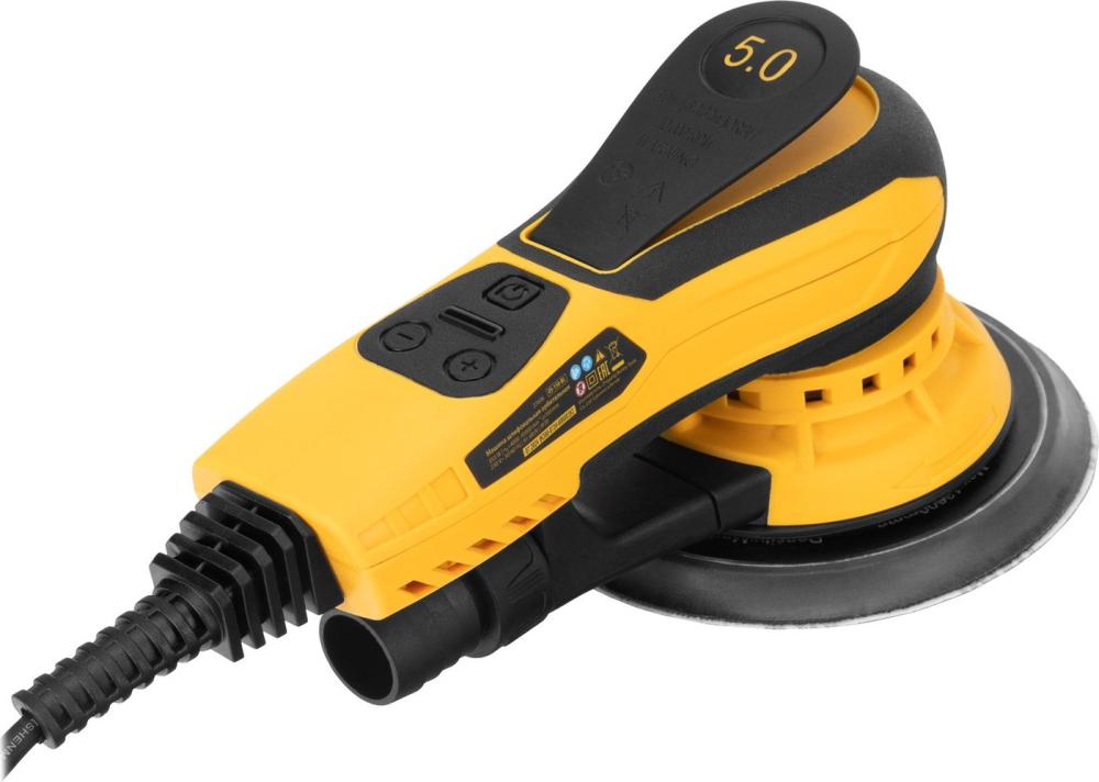 Эксцентриковая шлифмашина Denzel OS-150-BL- фото3