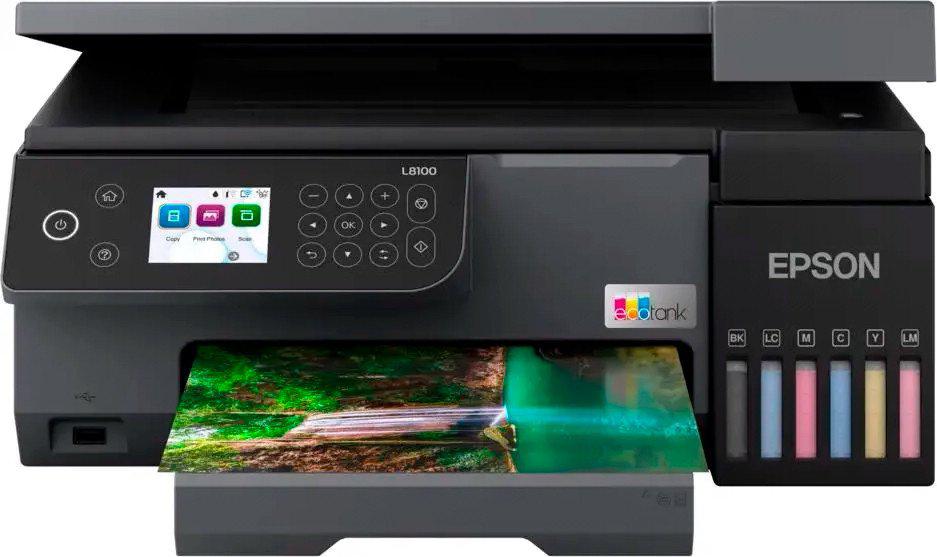 МФУ Epson EcoTank L8100 (черный)- фото