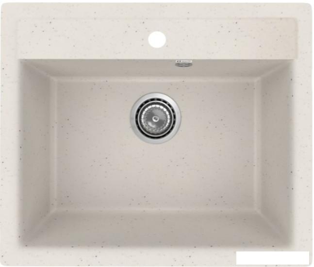 Кухонная мойка Practik PR-M 565-001 (белый камень)- фото