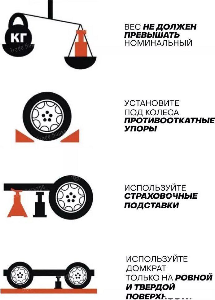 Подкатной домкрат FORSAGE F-TZA830003(59207)- фото4